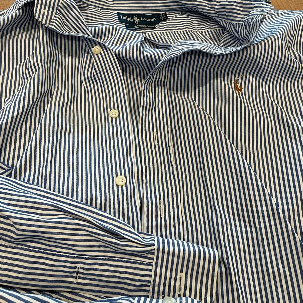 Ralph Lauren Yarmouth Cotton Pinpoint Oxford